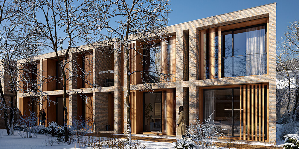 Rendering of Alpina Residence in Switzerland